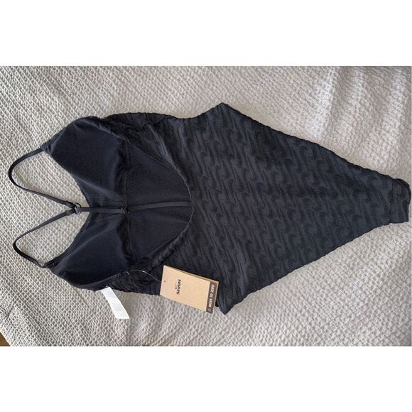 NWT- Nike Terrycloth Embossed Swoosh One-Piece Swimsuit- size Small - Picture 7 of 14